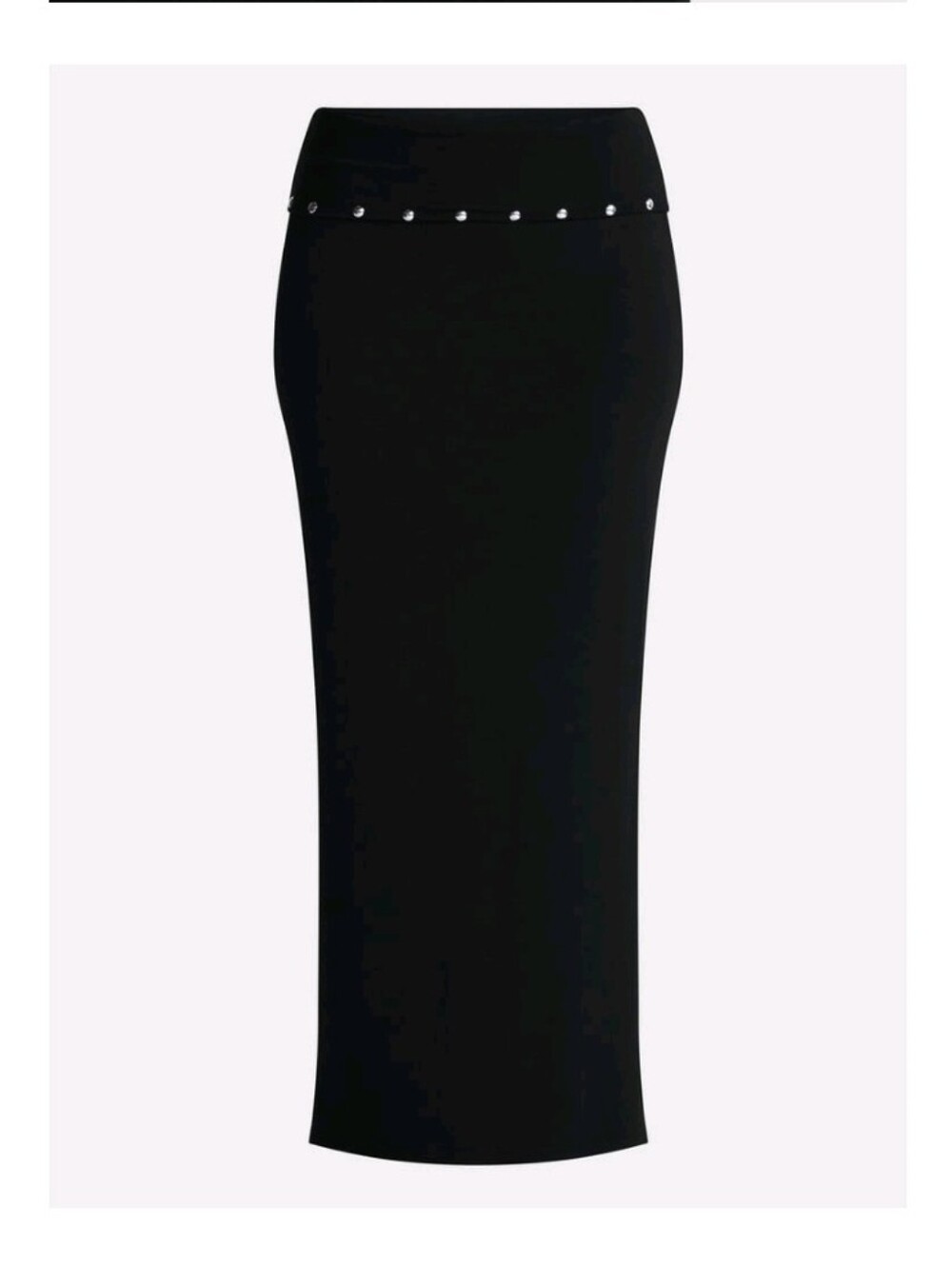 No Boundaries Foldover Grommet Maxi Skirt Womens M 8-10 Black Soot Y2K NWT